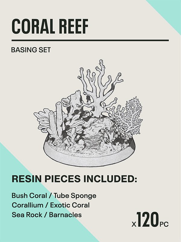 120x Resin Models - Coral Reef - Epic Basing