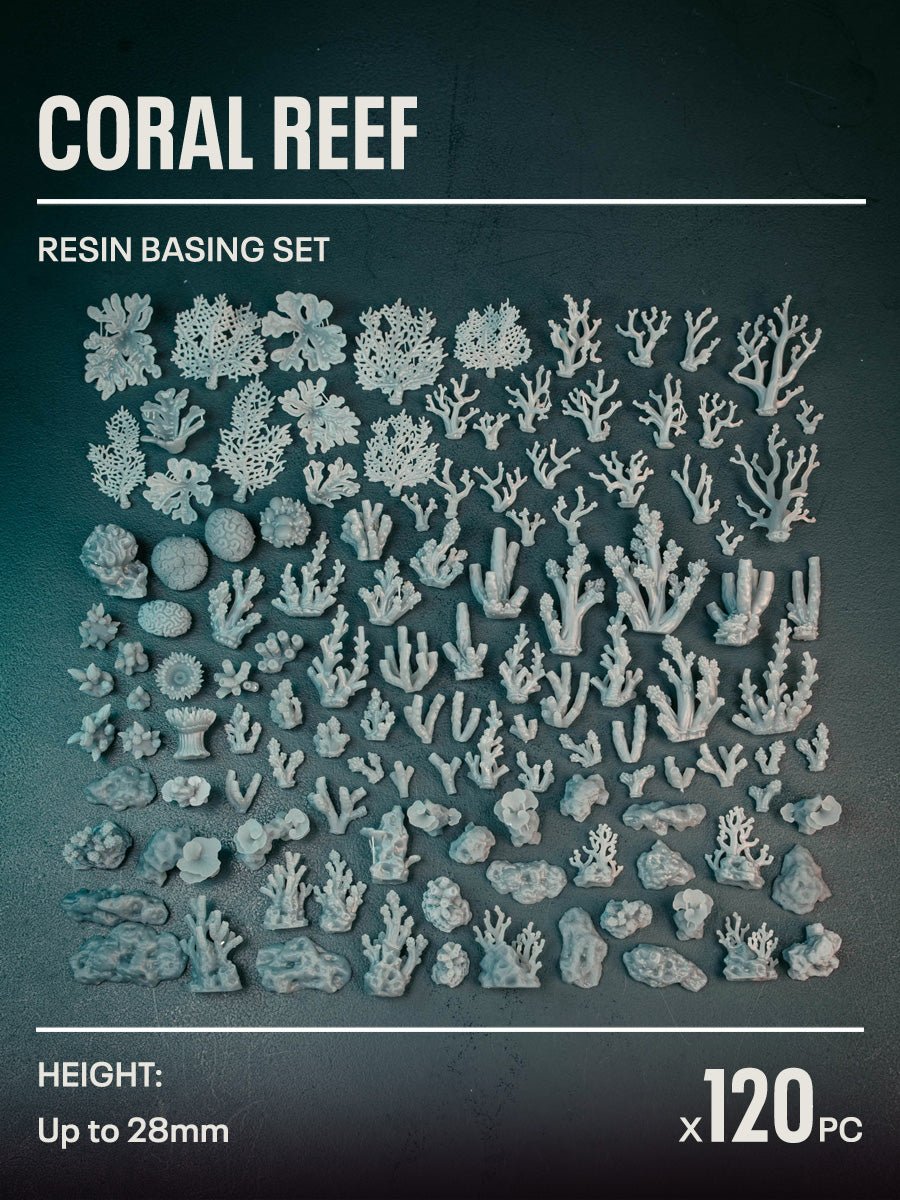 120x Resin Models - Coral Reef - Epic Basing