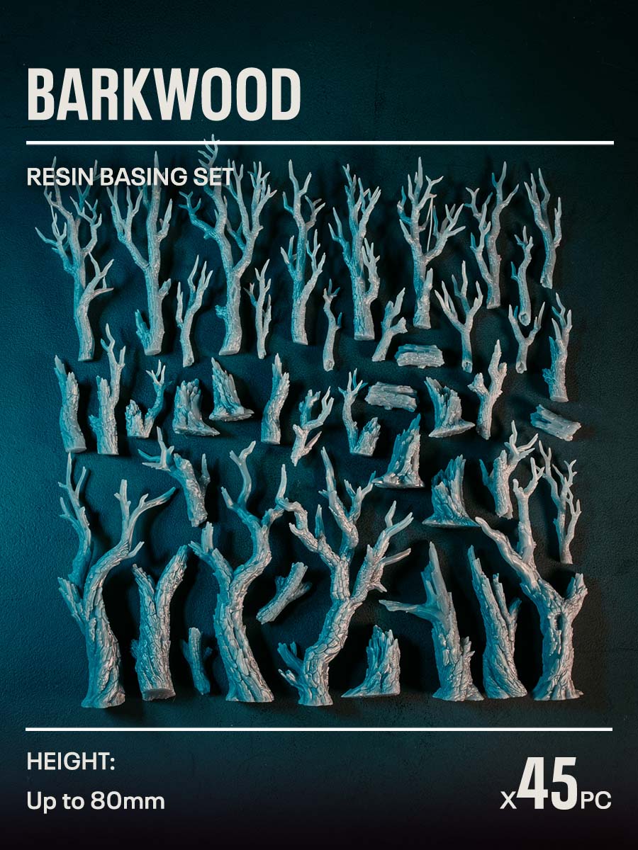 45x Resin Models - Barkwood - Epic Basing