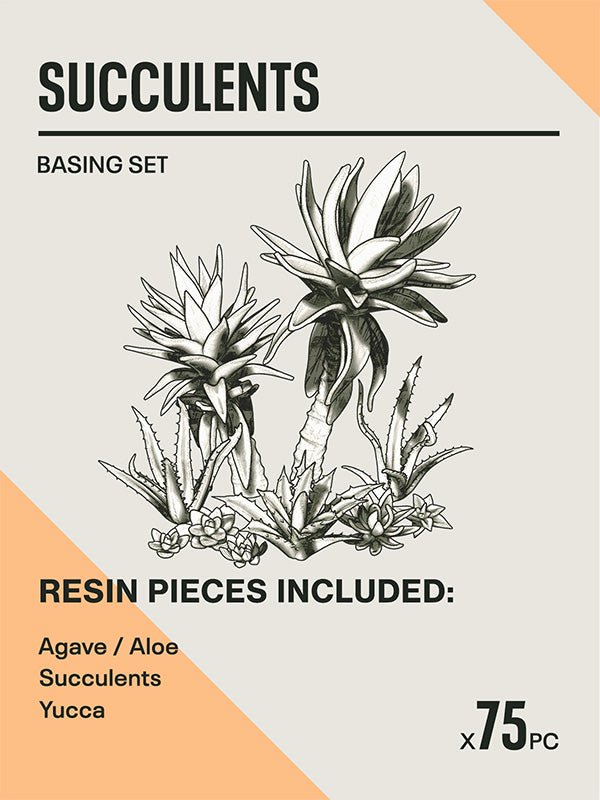 75x Resin Models - Succulents - Epic Basing
