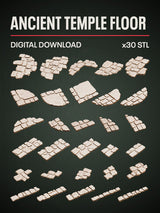 Digital Download - Temple Floor STL