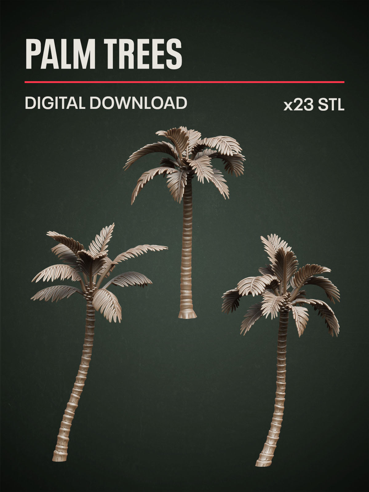Digital Download - Palm Trees STL