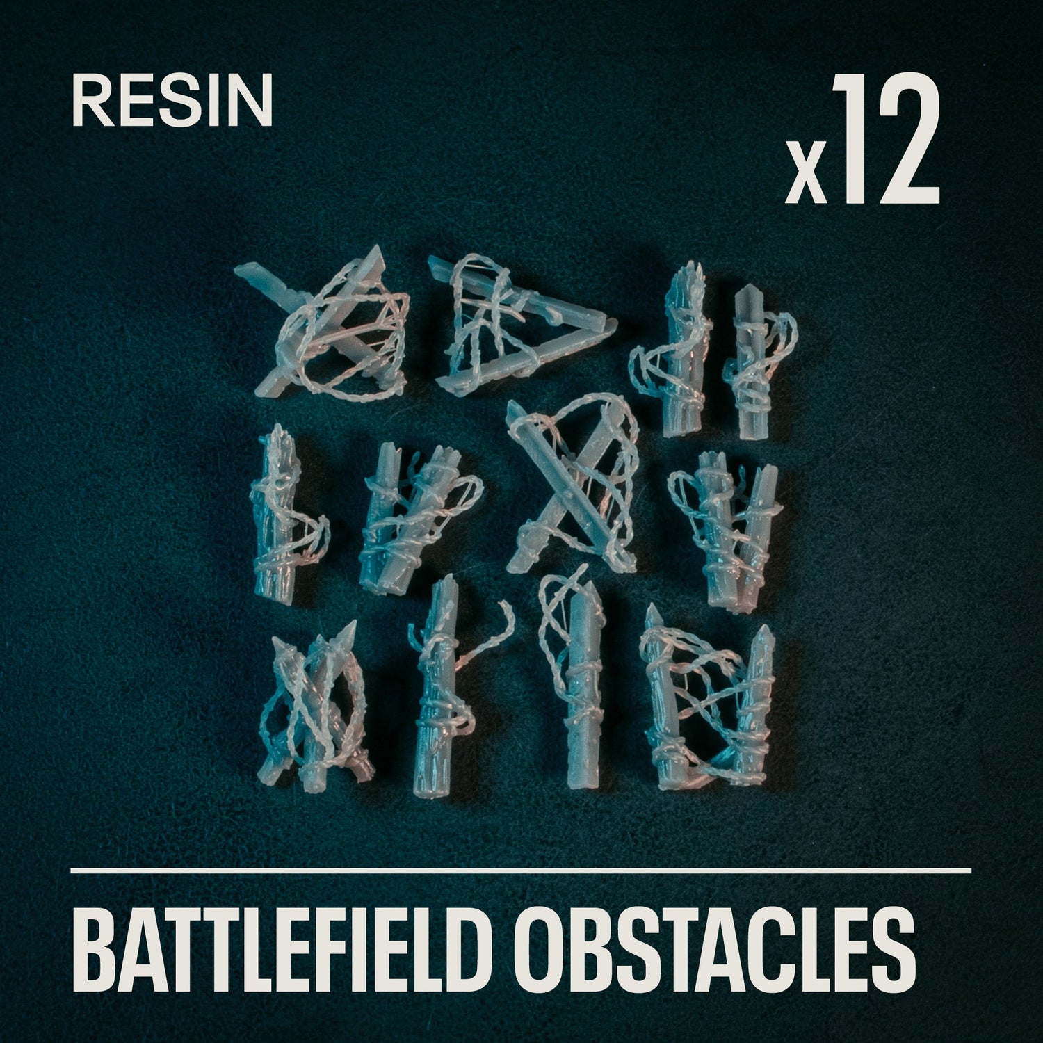 BATTLEFIELD OBSTACLES - Resin Basing Bits - Epic Basing