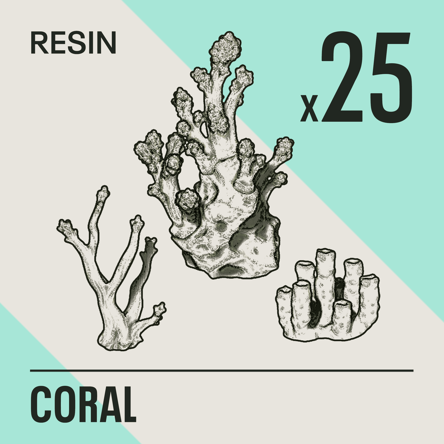 CORAL - Resin Basing Bits - Epic Basing