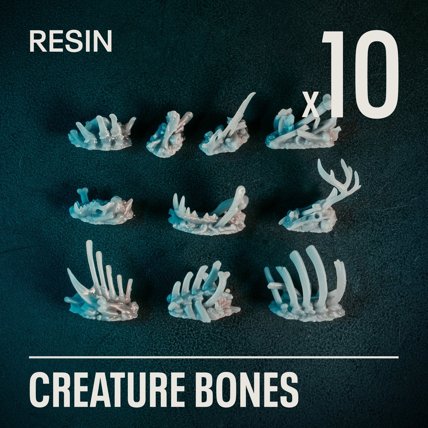 CREATURE BONES - Resin Basing Bits - Epic Basing
