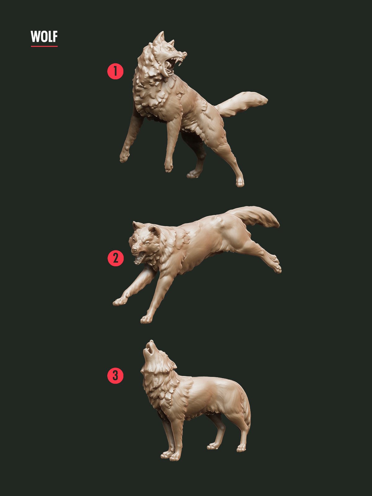 DIGITAL COLLECTION - Critters Land & Air STL - Epic Basing