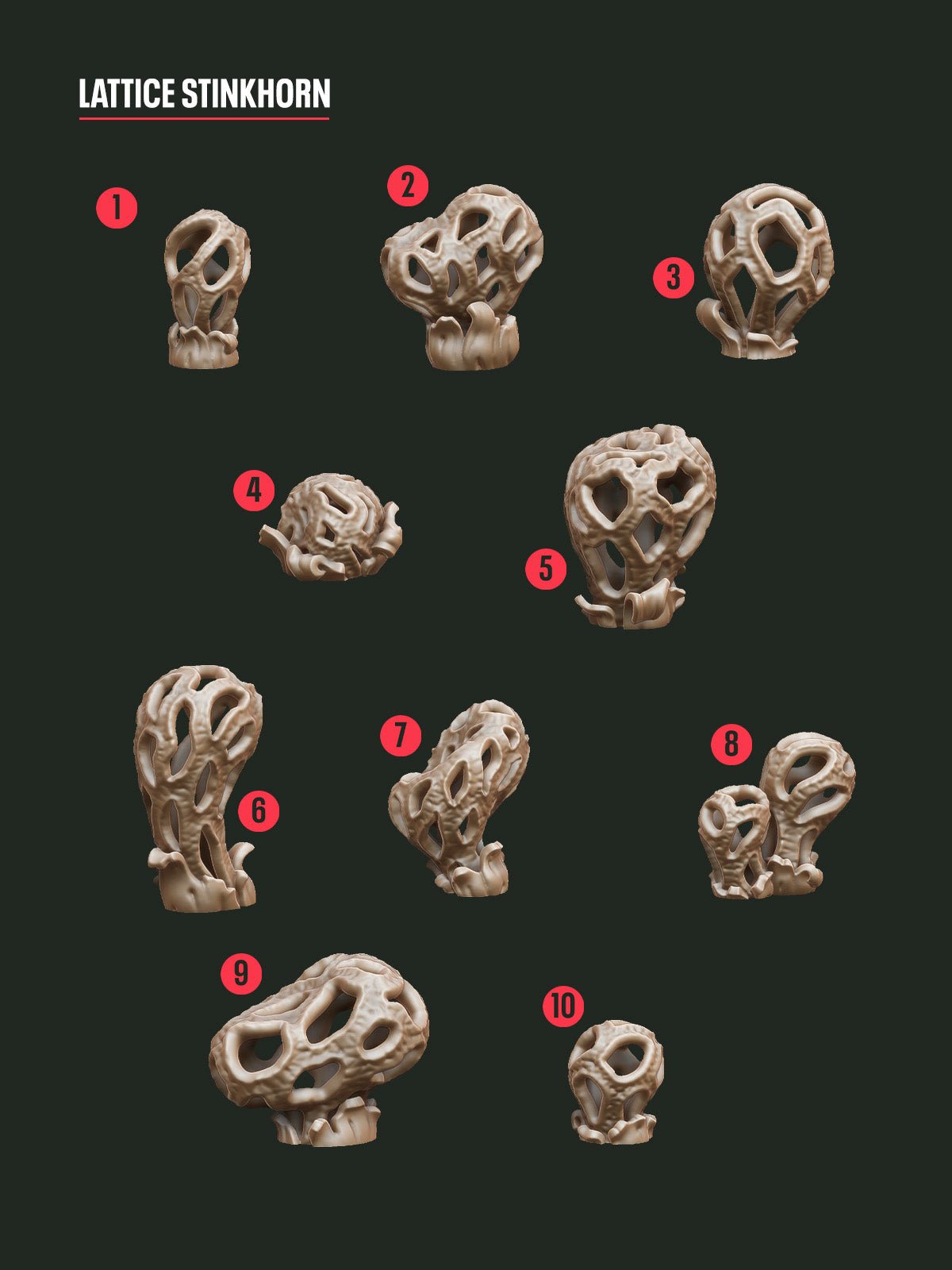 Digital Download - Alien Lattice STL - Epic Basing