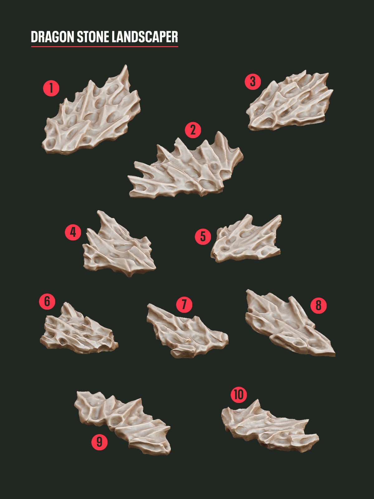 Digital Download - Dragonscape STL - Epic Basing