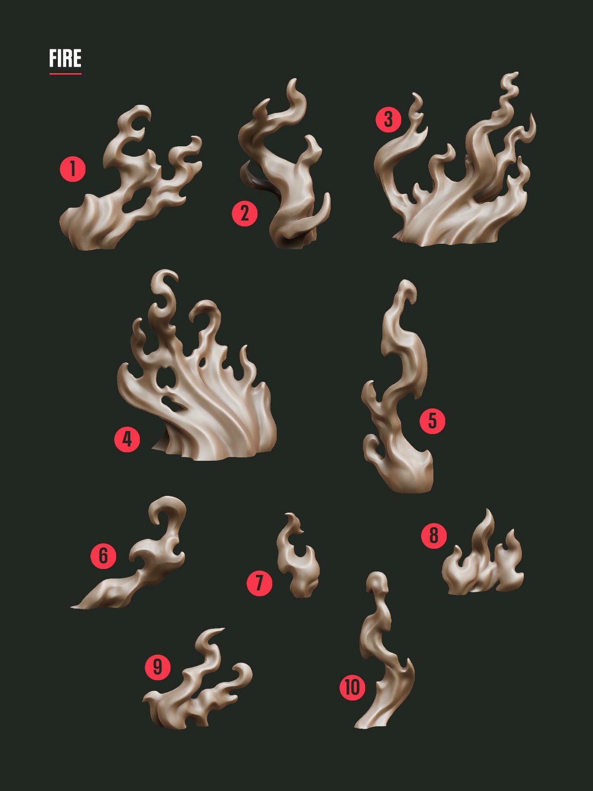Digital Download - Firestorm STL - Epic Basing