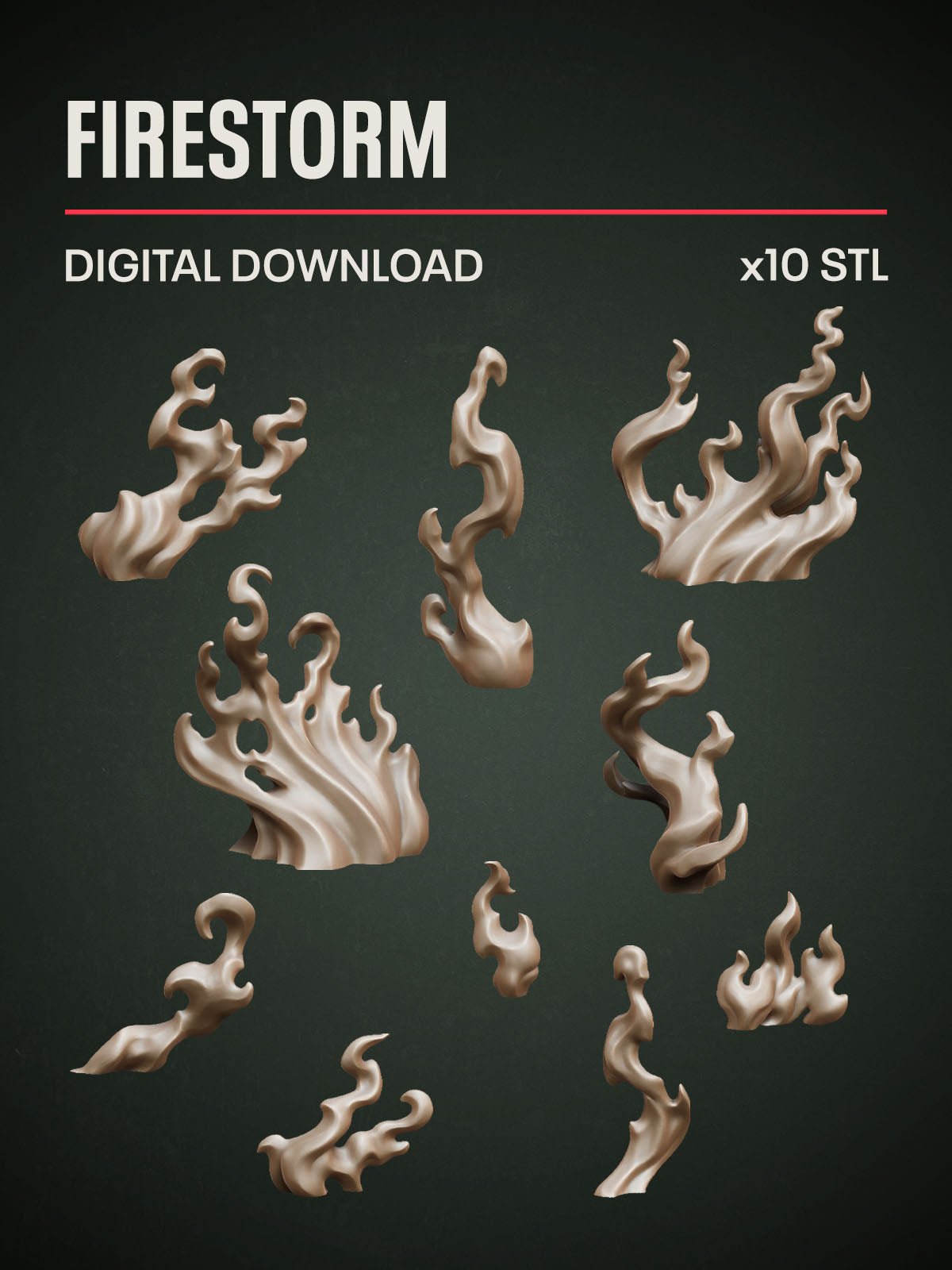 Digital Download - Firestorm STL - Epic Basing