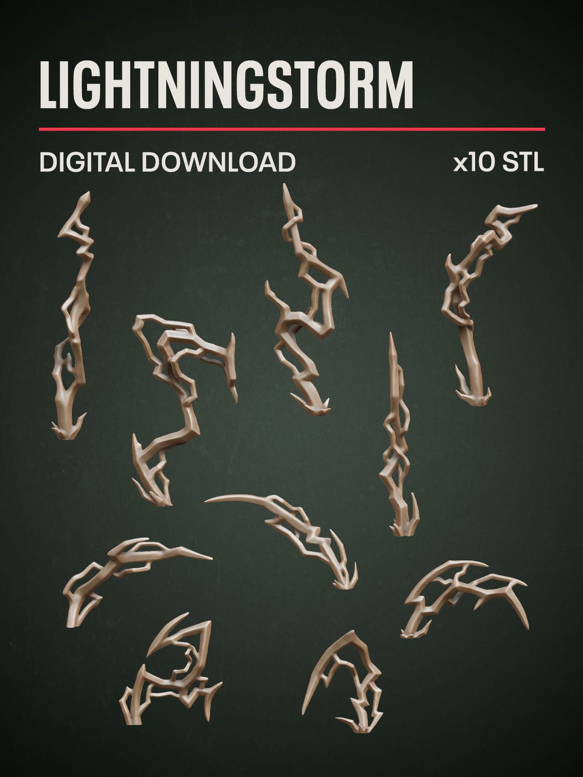 Digital Download Lightningstorm STL Epic Basing digital-download-lightningstorm-stl-epic-basing