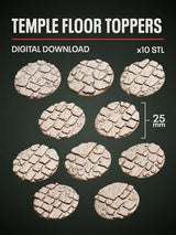 Digital Download - Temple Toppers STL - Epic Basing