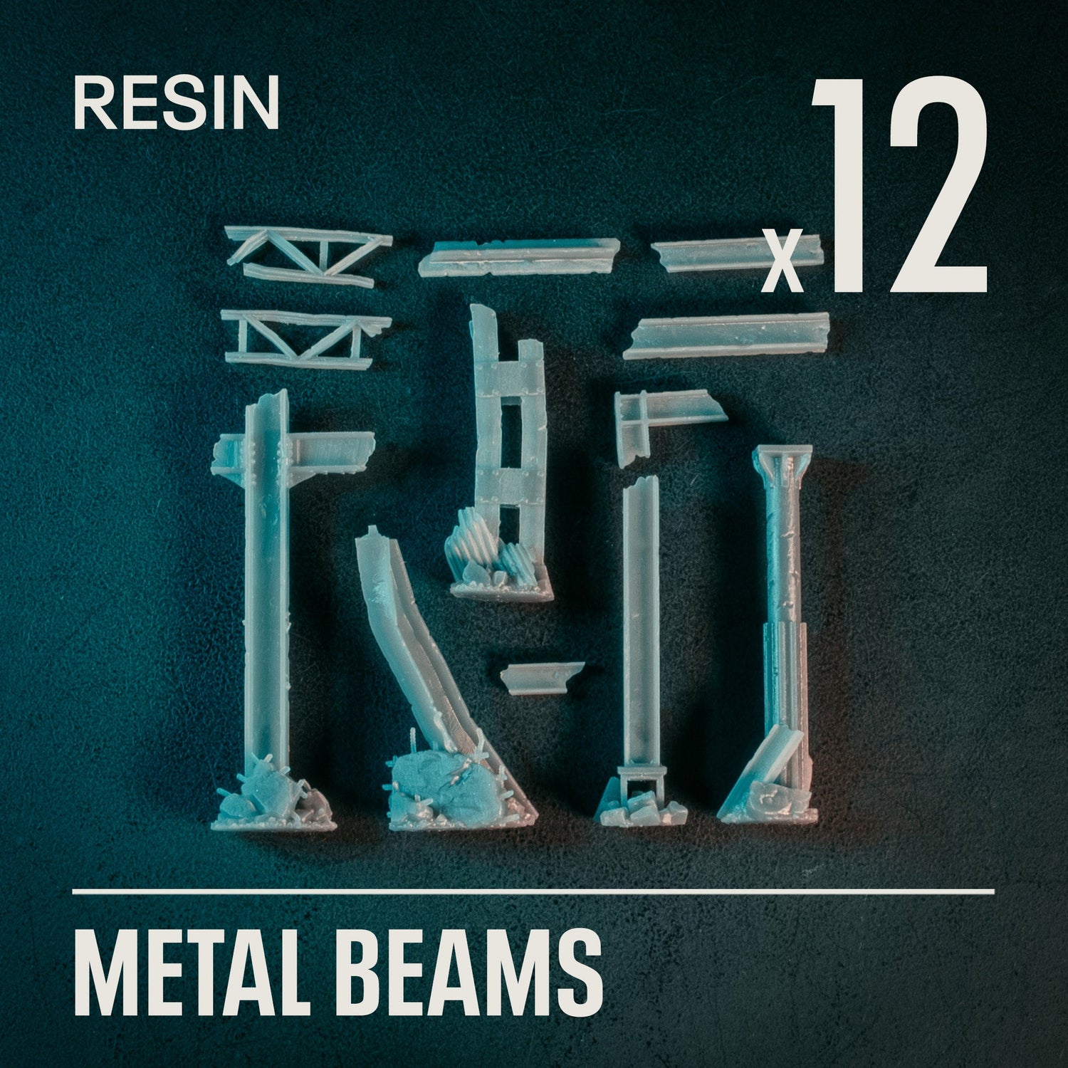 METAL BEAMS - Resin Basing Bits - Epic Basing
