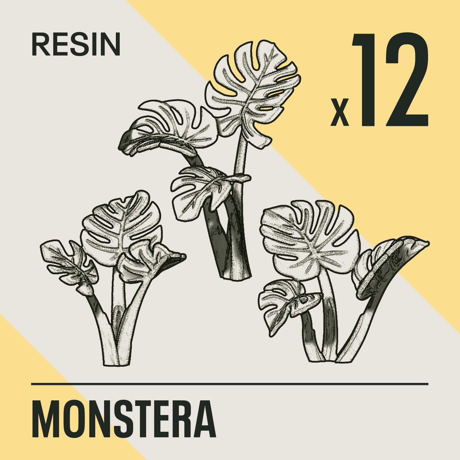 MONSTERA - Resin Basing Bits - Epic Basing