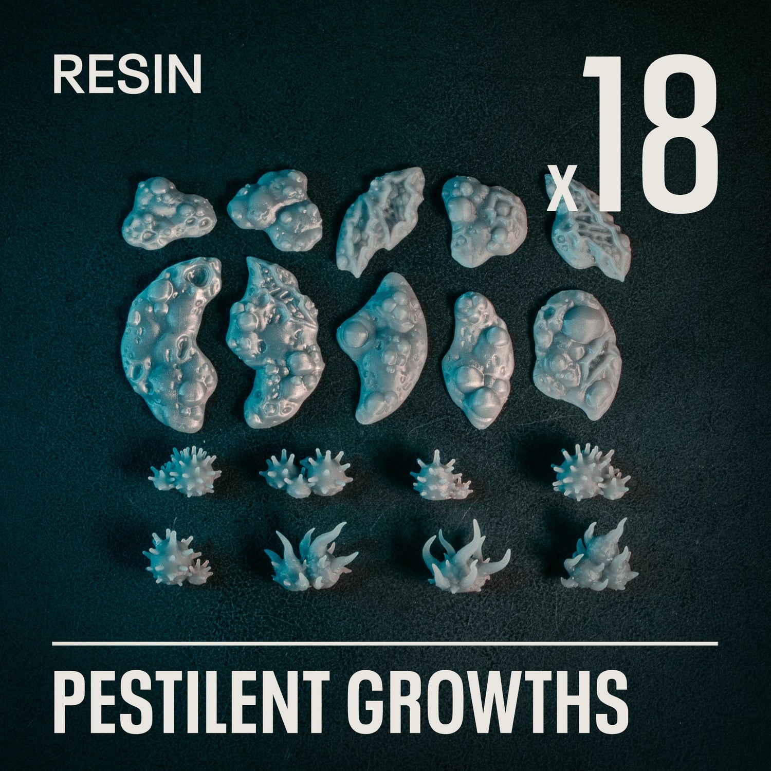PESTILENT GROWTHS - Resin Basing Bits - Epic Basing