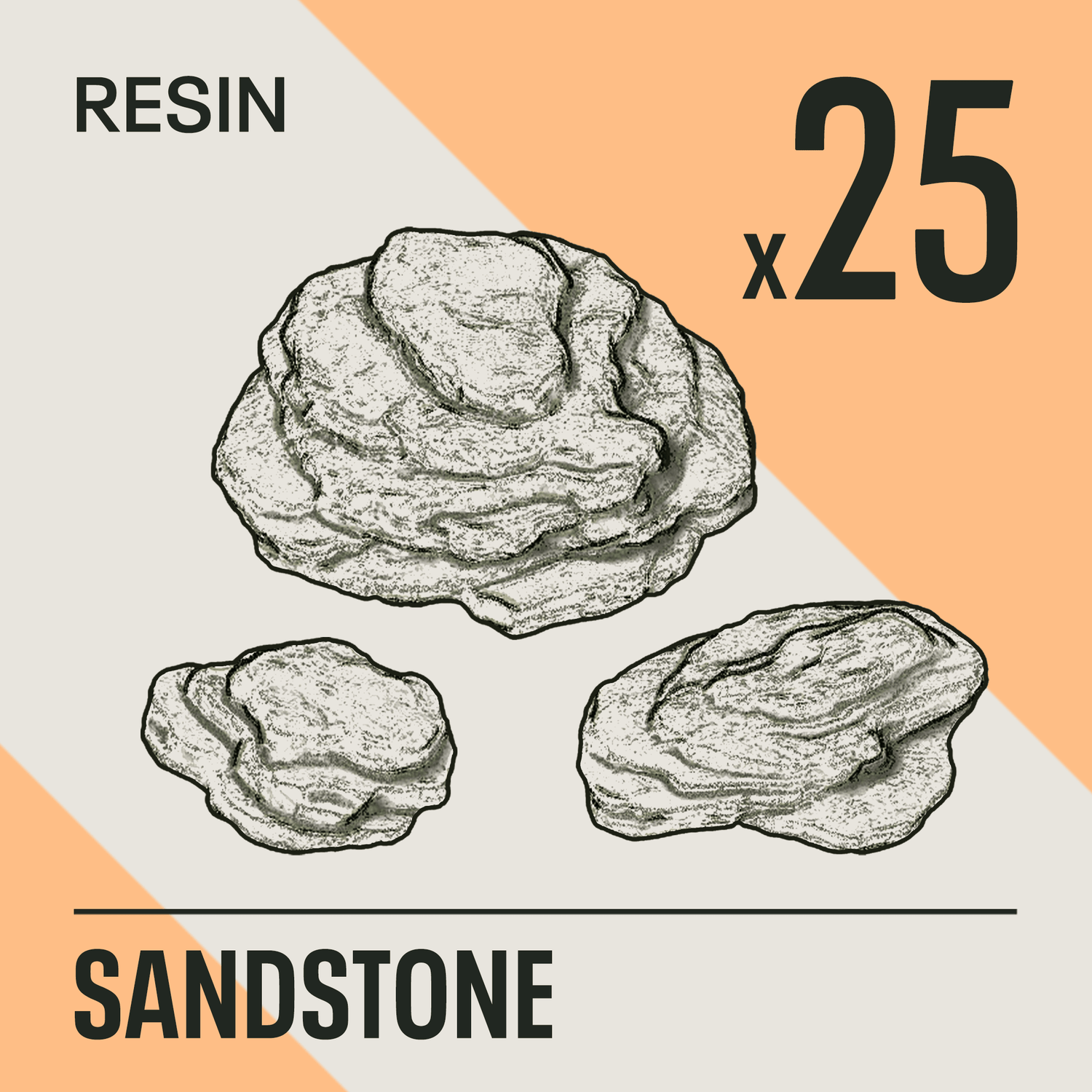 SANDSTONE - Resin Basing Bits - Epic Basing