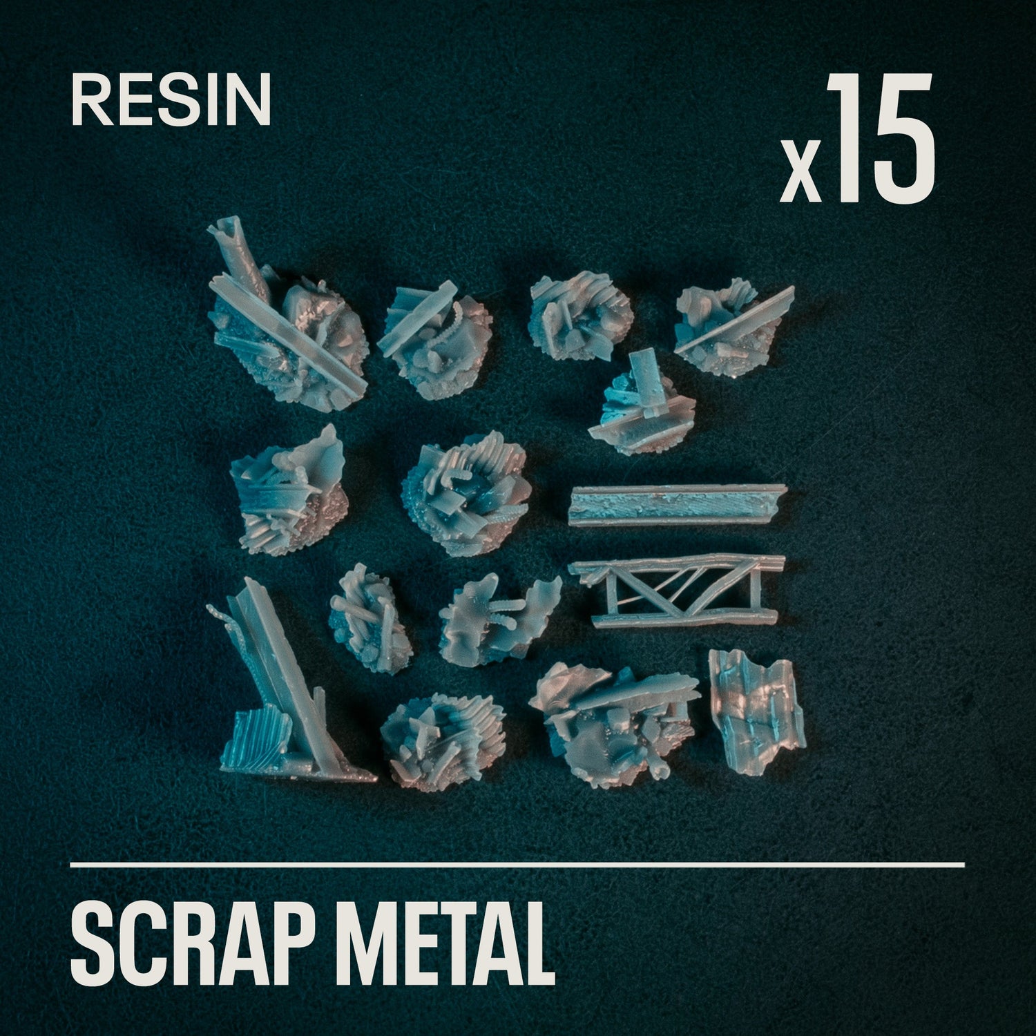 SCRAP METAL - Resin Basing Bits - Epic Basing