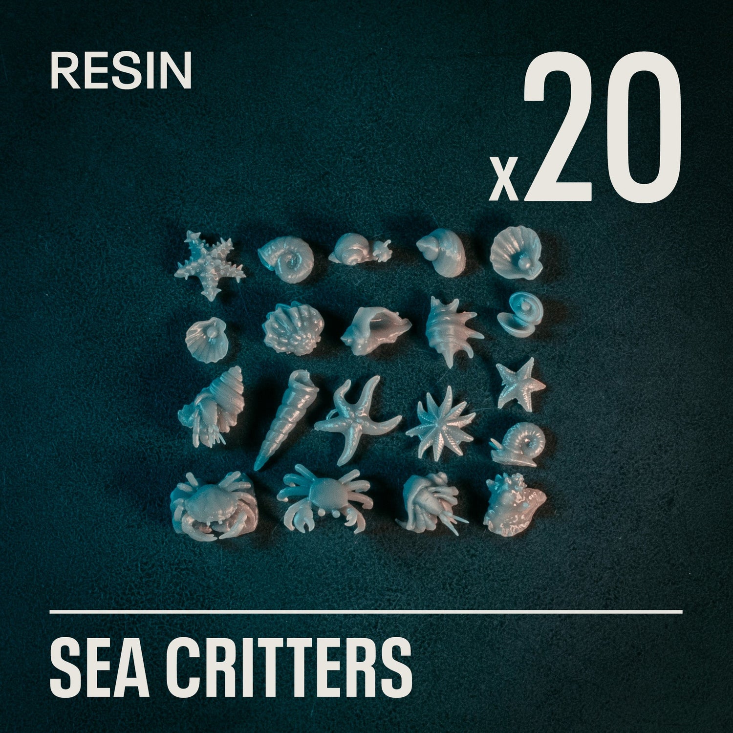 SEA CRITTERS - Resin Basing Bits - Epic Basing