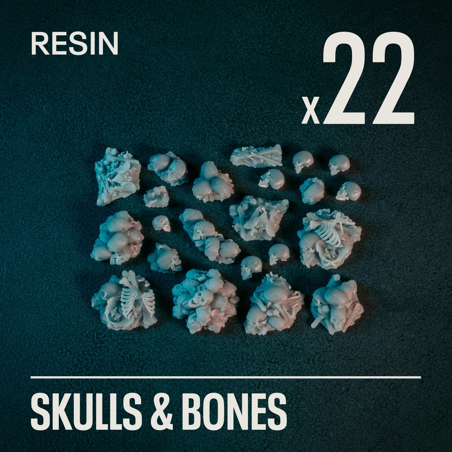SKULLS & BONES - Resin Basing Bits - Epic Basing
