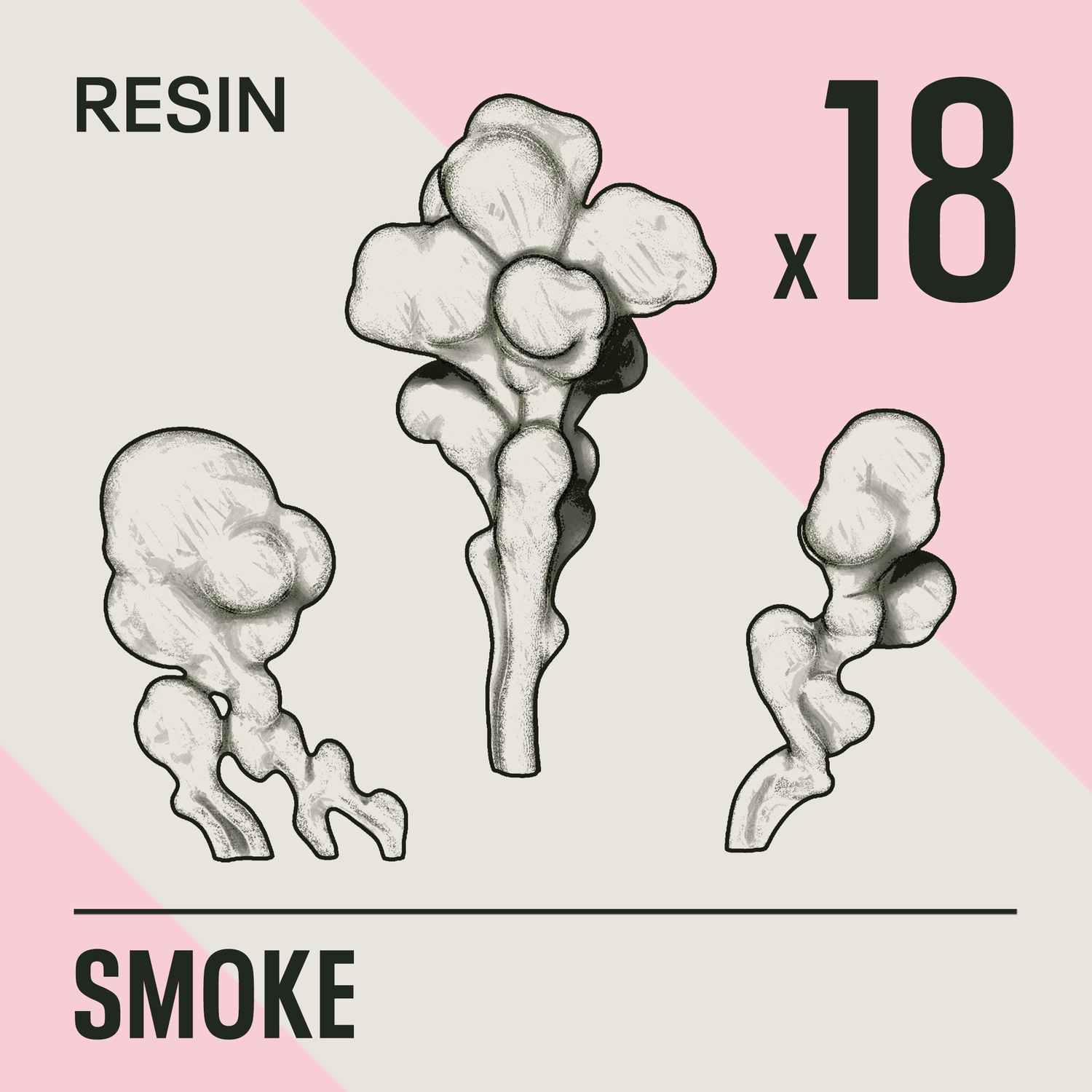 SMOKE - Resin Basing Bits - Epic Basing