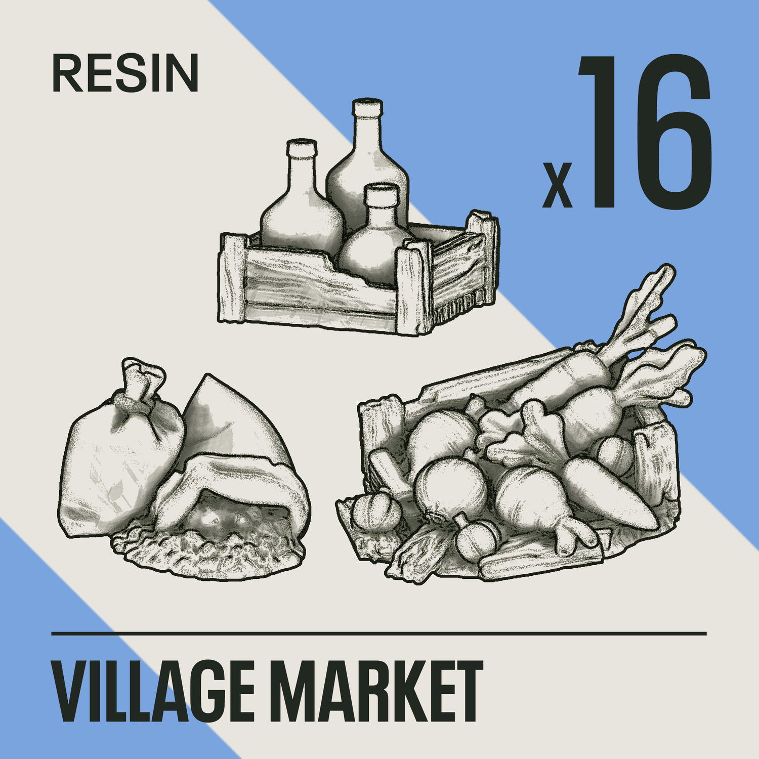 VILLAGE MARKET - Resin Basing Bits - Epic Basing