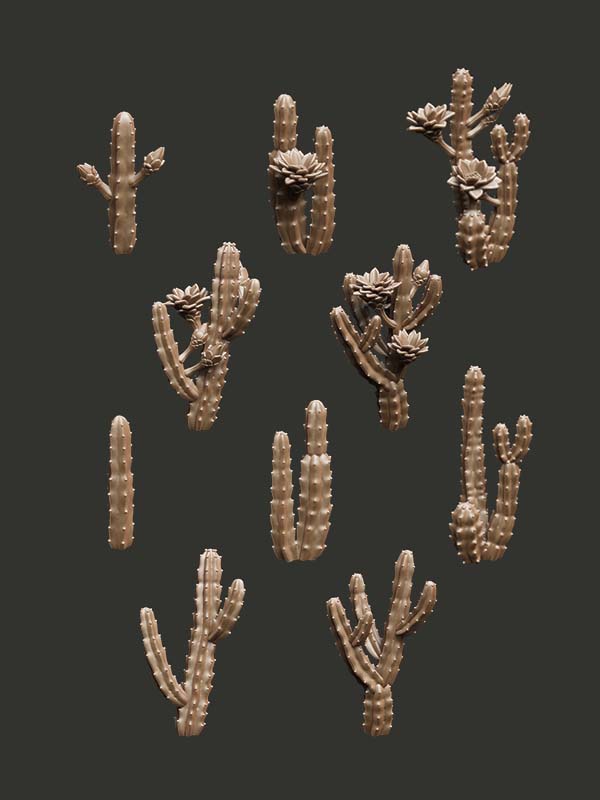 San Pedro Cactus - Digital STL Pack - Epic Basing