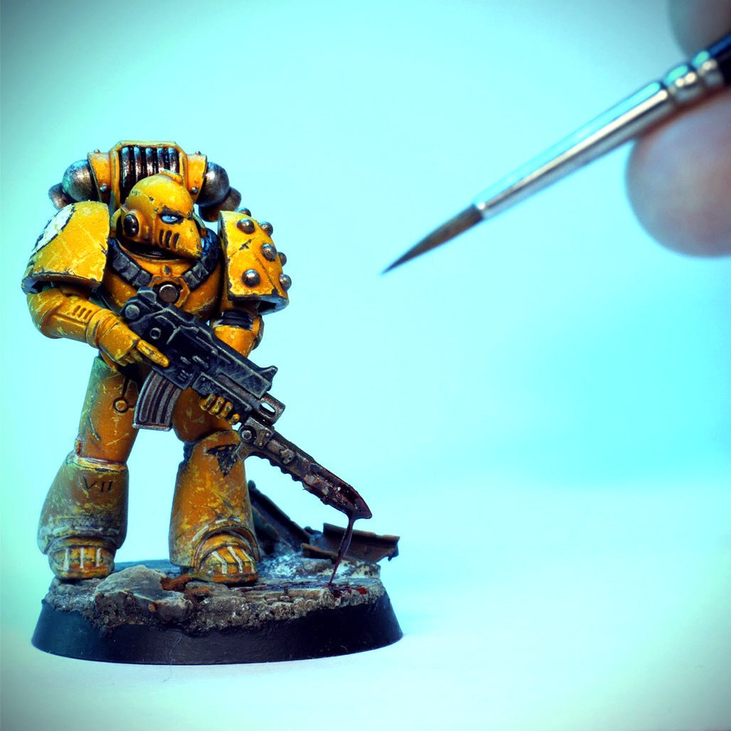 👌 Trovarion Levels Up his Grimdark Imperial Fists - Epic Basing