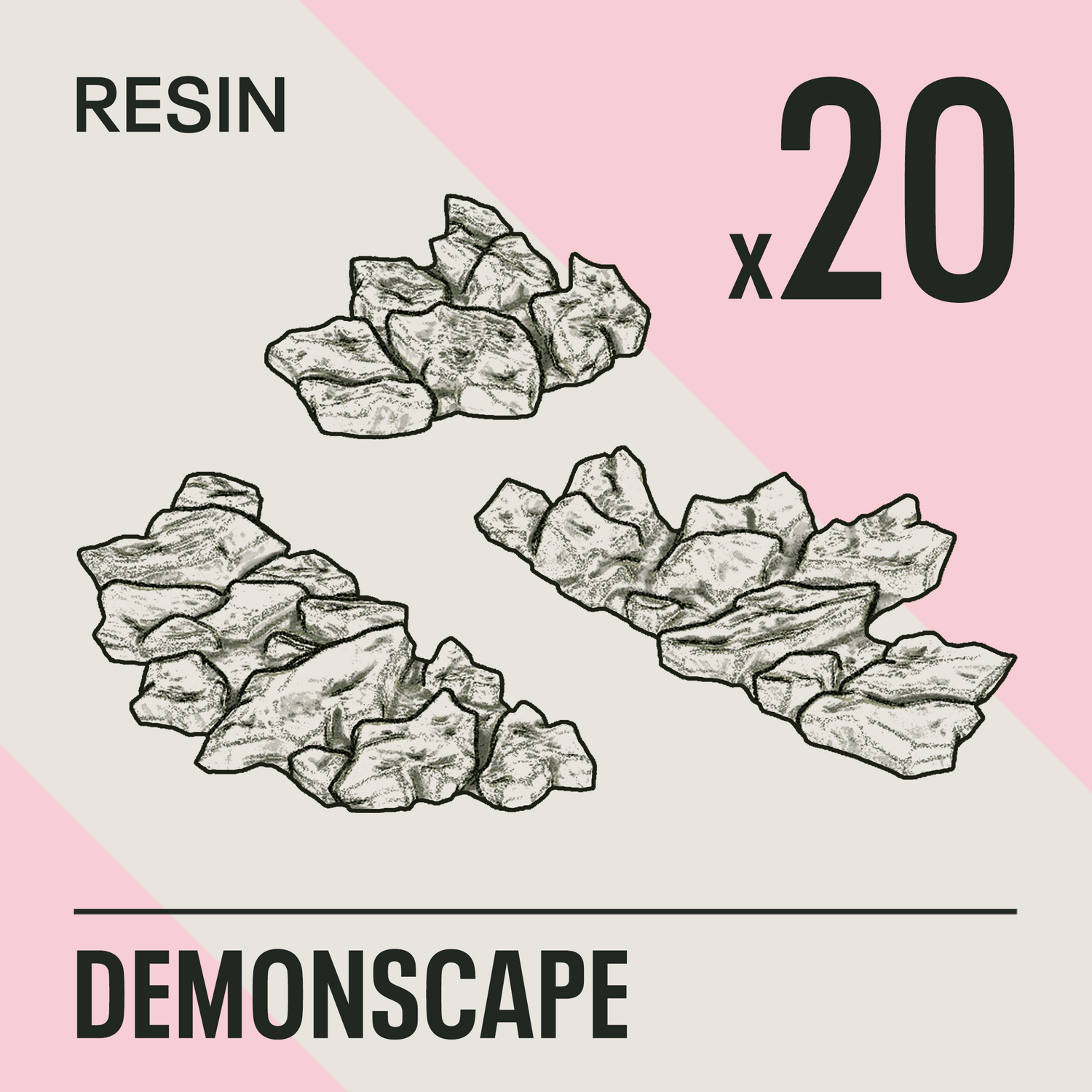 DEMONSCAPE - Resin Basing Bits