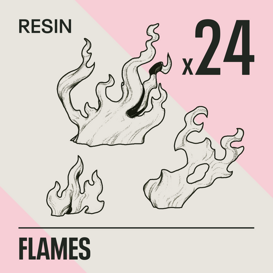 FLAMES - Resin Basing Bits