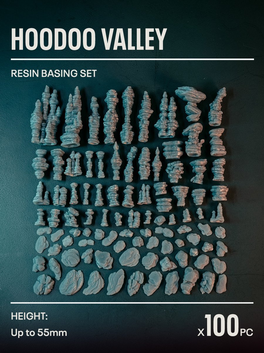 100x Resin Models - Hoodoo Valley - Epic Basing