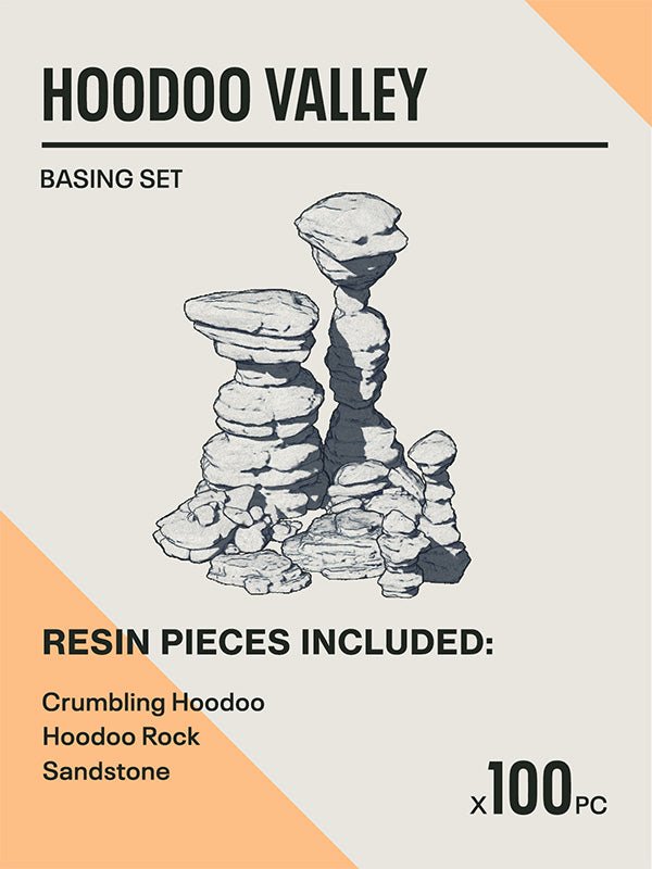 100x Resin Models - Hoodoo Valley - Epic Basing