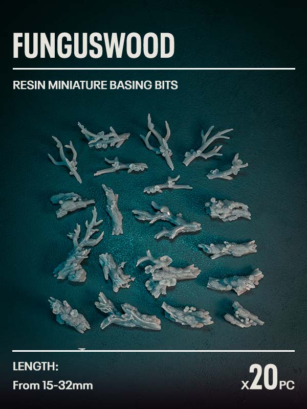 20x Resin Models - Funguswood - Epic Basing