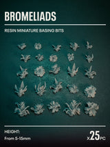 25x Resin Models - Bromeliads - Epic Basing