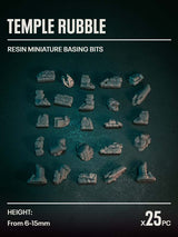 25x Resin Models - Temple Rubble - Epic Basing