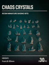 30x Resin Models - Chaos Crystals - Epic Basing