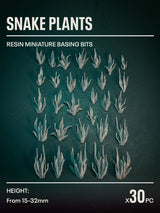 30x Resin Models - Snake Plants - Epic Basing