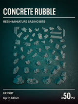 50x Resin Models - Concrete Rubble - Epic Basing