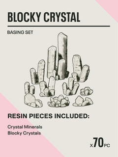 70x Resin Models - Blocky Crystal - Epic Basing