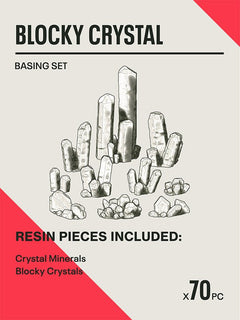 70x Resin Models - Blocky Crystal - Epic Basing