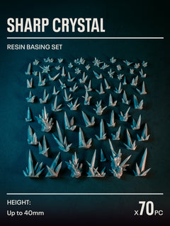 70x Resin Models - Sharp Crystal - Epic Basing