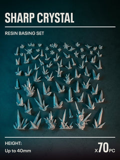 70x Resin Models - Sharp Crystal - Epic Basing