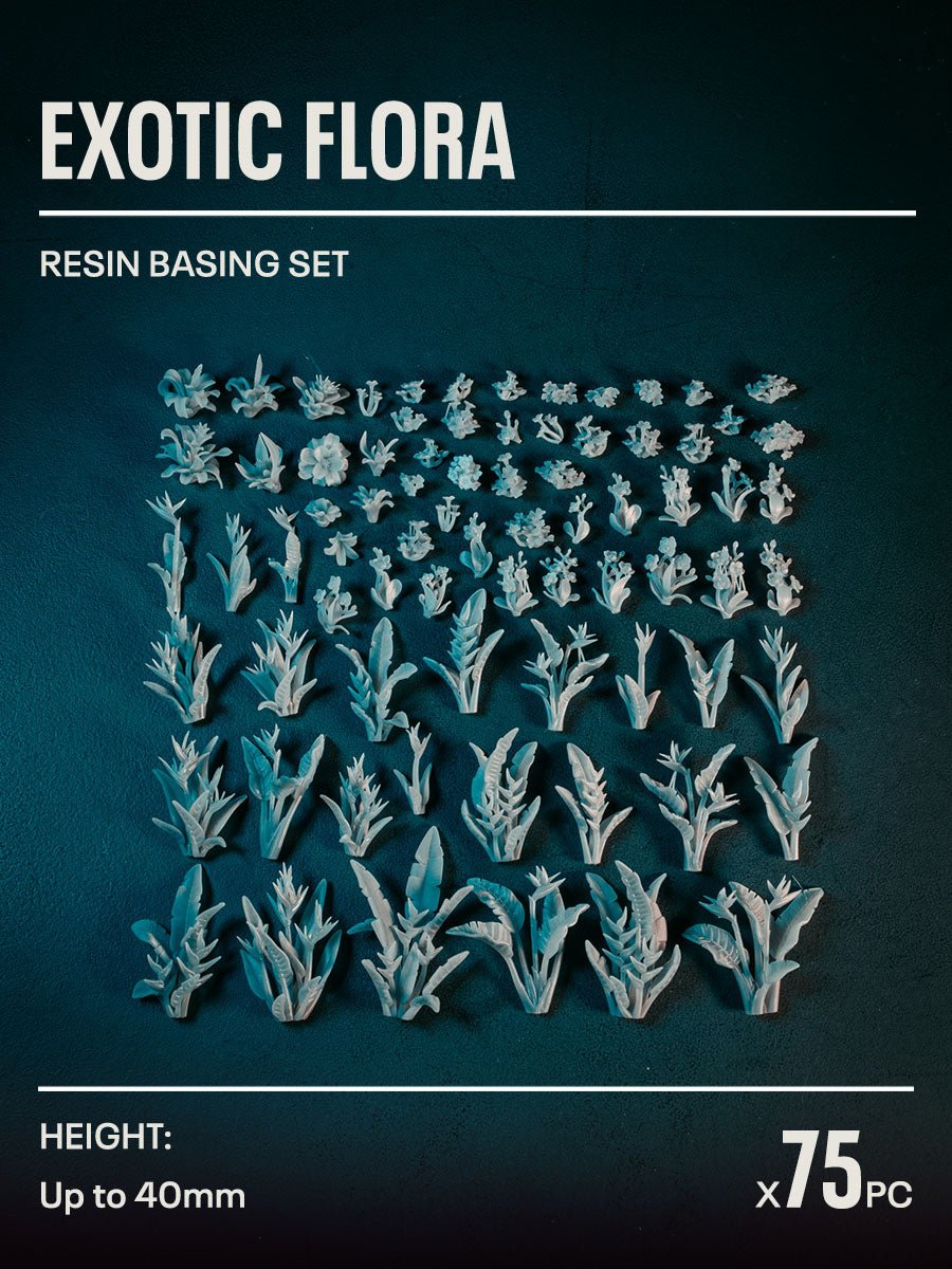 75x Resin Models - Exotic Flora - Epic Basing