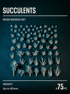 75x Resin Models - Succulents - Epic Basing