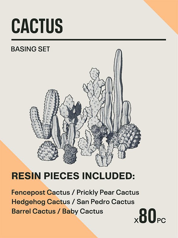 80x Resin Models - Cactus - Epic Basing