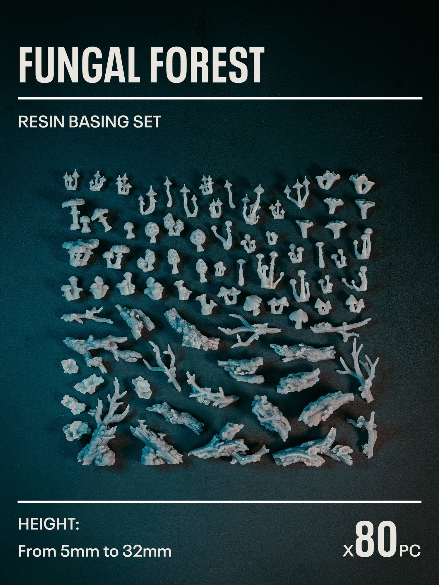 80x Resin Models - Fungal Forest - Epic Basing