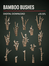 Digital Download - Bamboo Bushes STL