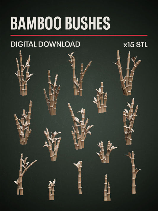 Digital Download - Bamboo Bushes STL