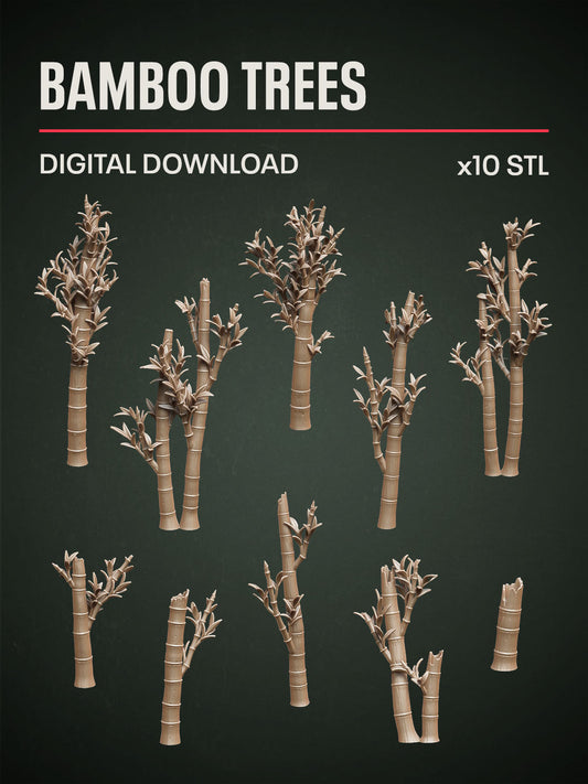 Digital Download - Bamboo Trees STL