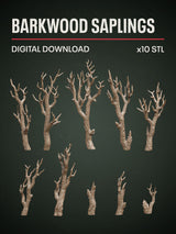 Digital Download - Barkwood Saplings STL