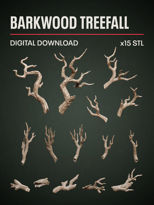 Digital Download - Barkwood Treefall STL